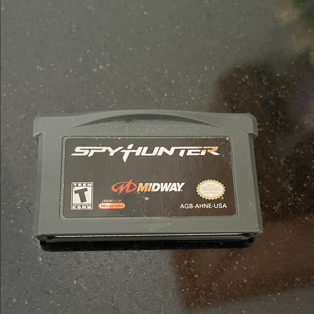 Spy Hunter Game Cartridge - Black